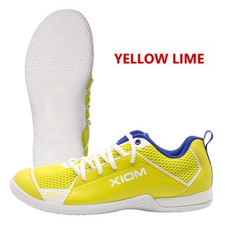 XIOM FOOTWORK 4 YELLOW/LIME桌球鞋(千里達桌球網)