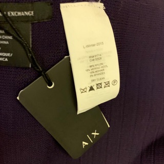 Armani Exchange AX 阿瑪尼 圍巾 正品 全新