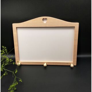 DIY 彩繪蝶古巴特造型簡易白板 -3個掛勾 塗鴉白板