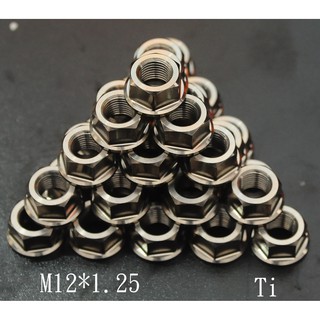 Ti64 鈦合金 螺母 M12xP1.25 M12X1.25 傳動 螺帽 螺母/M14*1.25