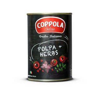COPPOLA 羅勒切丁番茄基底醬(無鹽) COPPOLA POLPA + HERBS 400g