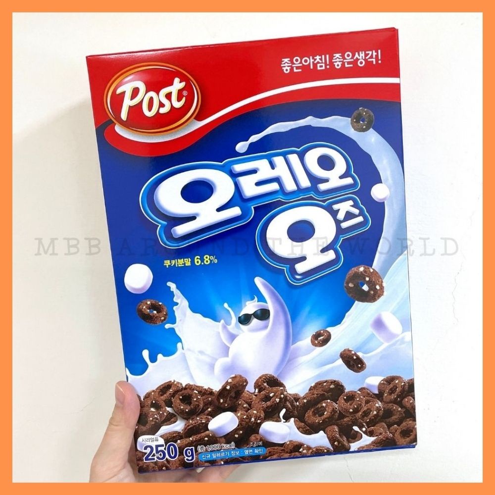 [MBB🇰🇷現貨附發票]韓國POST Oreo O's 巧克力棉花糖麥片 250g 巧克力麥片 穀片 玉米片