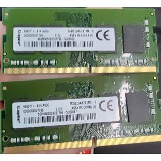 金士頓 筆記型用 DDR4 3200 8g Ram x2