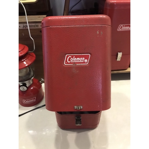 稀有 經典 Coleman 200A 汽化燈鐵盒 小紅帽專用鐵盒