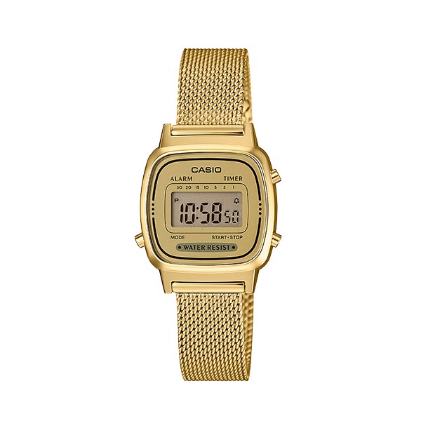 CASIO 卡西歐 熱銷復古小金錶方形數位電子錶LA670WEMY-9 LA670WEMB-1 LA670WGA