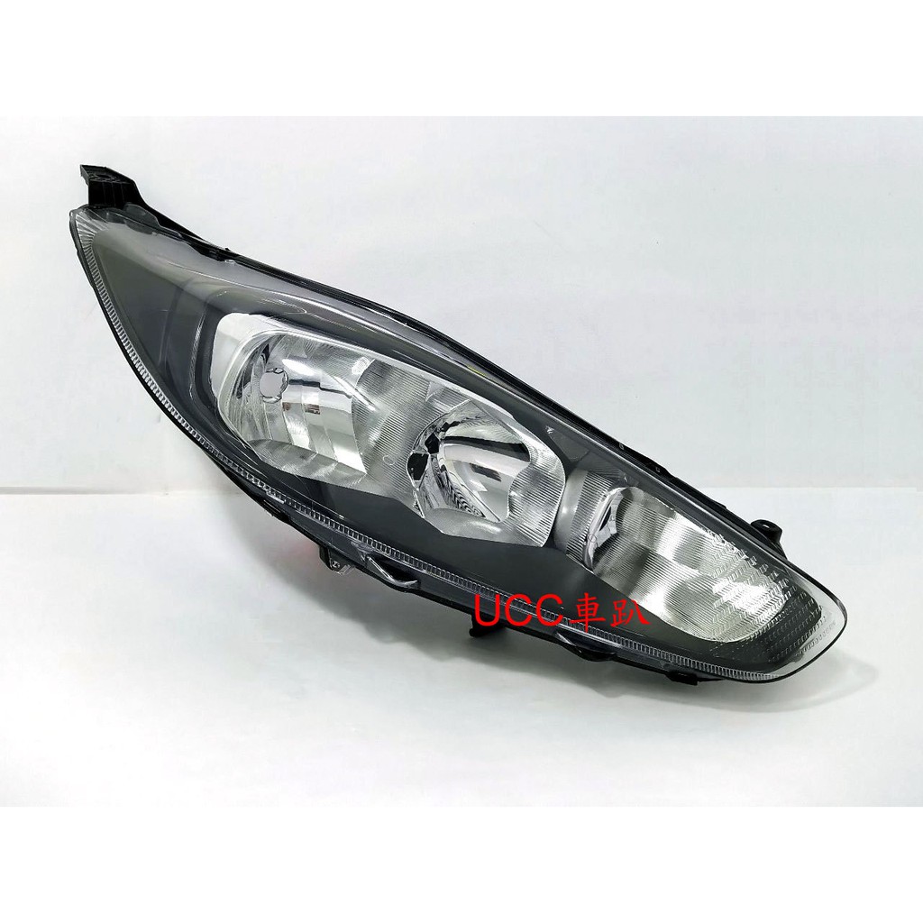 Ucc車趴 Ford 福特fiesta 馬丁頭2014 15 16 17 原廠型黑框大燈tyc製一邊2800 蝦皮購物