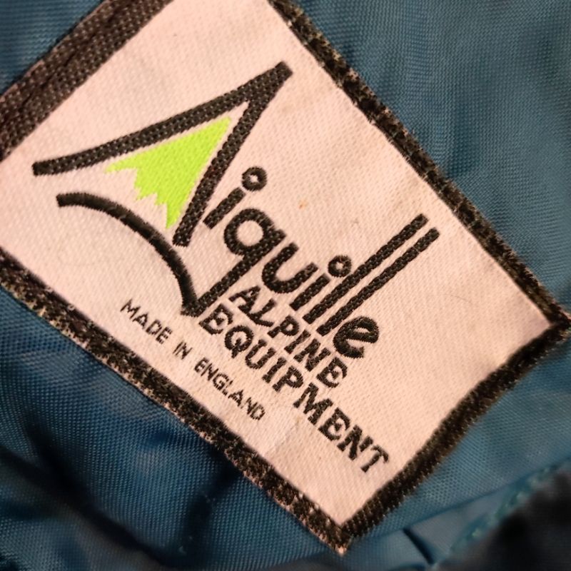 原價$4980 二手 英國製 青苔綠 Aiguille Alpine 帆布 背包 三鐵 露營 始祖鳥 北臉 長毛象 k2