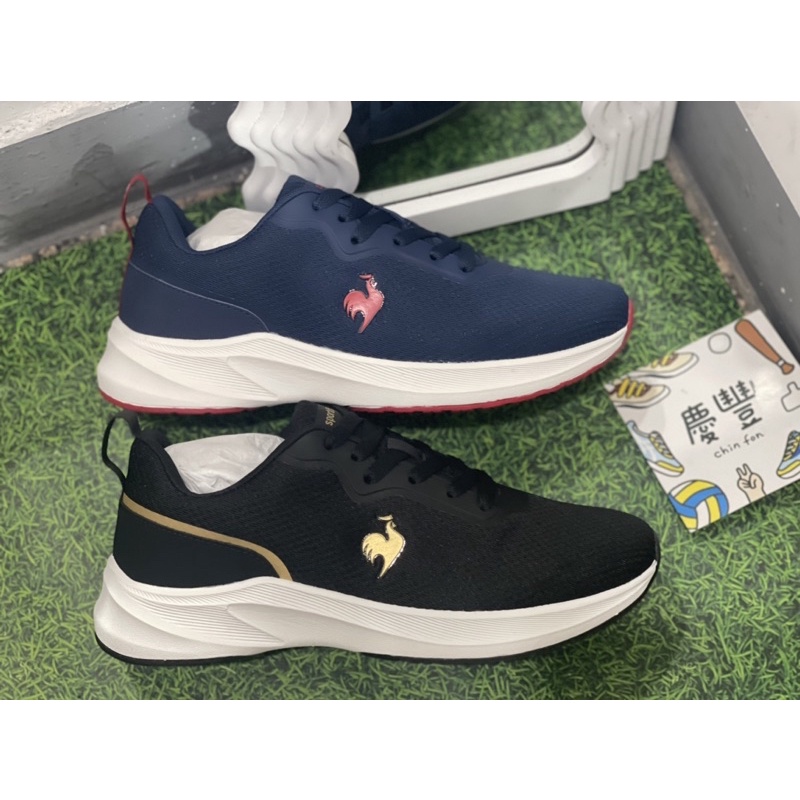 大罐體育👟Le coq sportif 公雞 慢跑鞋 輕量 男 深藍 紅 黑金 休閒鞋