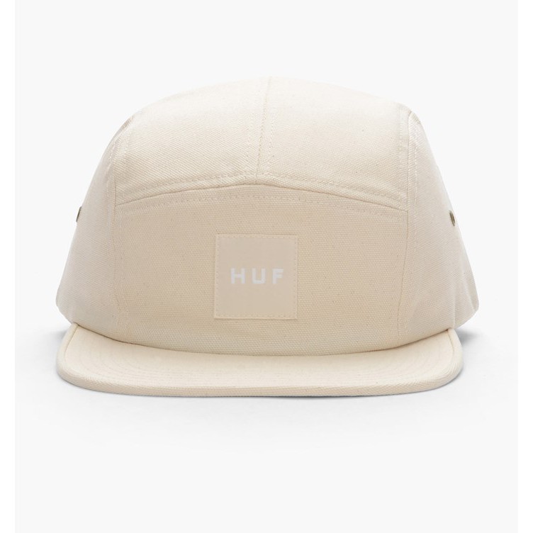 HUF - DUCK CANVAS VOLLEY 天然棉色 BOX LOGO 五分割 五片帽-滑板