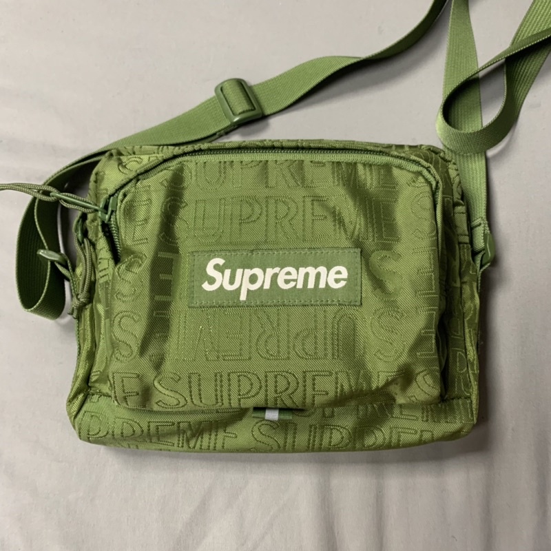 優質二手 2019 S/S Supreme 46th Shoulder Bag 小包 綠色
