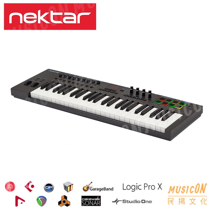 【民揚樂器】Nektar Impact LX61+ MIDI鍵盤控制器 主控鍵盤 入門款 附打擊版功能