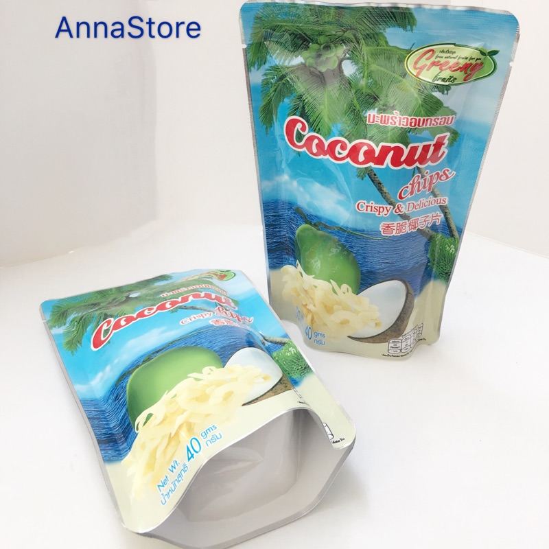 泰國🇹🇭進口Coconut Chips 香脆椰子片 40公克即期促銷23元效期2019、2月