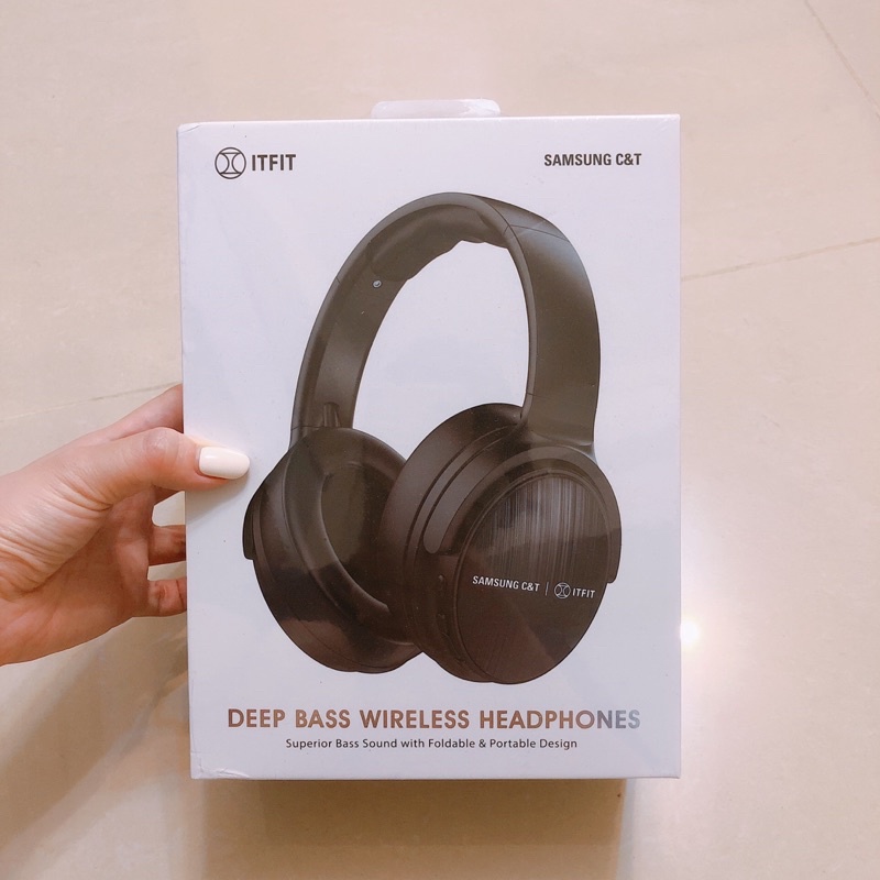 SAMSUNG C&T 無線藍芽重低音耳罩式耳機