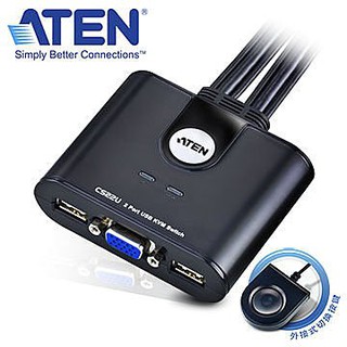 小白的生活工場*ATEN 2埠USB KVM多電腦切換器(CS22U)~~現貨