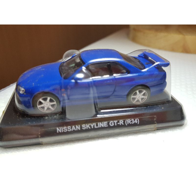 7-11NISSAN SKYLINE·GT-R組裝模型回力玩具車1:60
