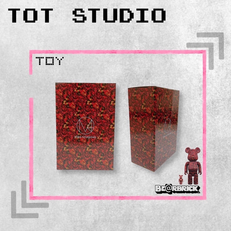 ‹ TOT.Studio › 庫柏力克熊 Be@rbrick 400%+100% 蜷川實花 火玫瑰