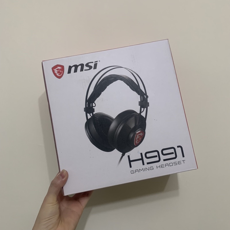 全新盒裝 Msi 微星 H991 原廠電競耳機麥克風 型號S37-2100981-SH5