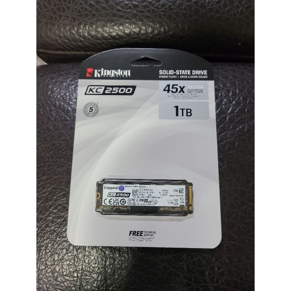 金士頓 Kingston KC2500 NVMe PCle SSD 1000GB(1TB) 固態硬碟
