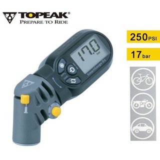 【思購易】TOPEAK SmartGauge D2 電子壓力表 胎壓錶 胎壓計(250PSI)~洩壓鈕設計TSG-02