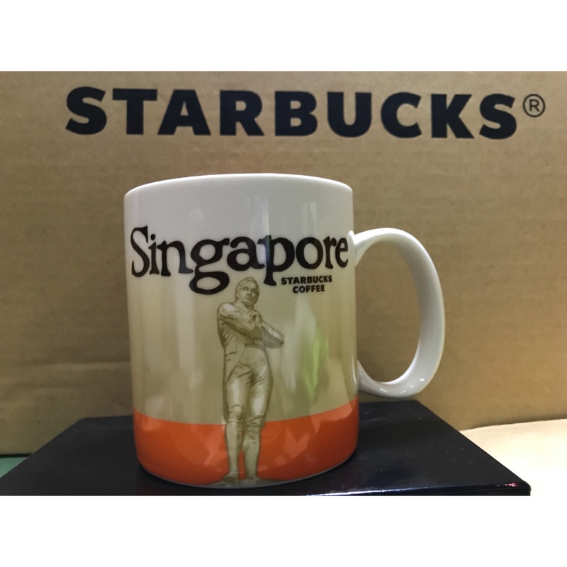 星巴克 Starbucks 新加坡 橘 Singapore 馬克杯 mug  城市杯 Icon典藏 MIC