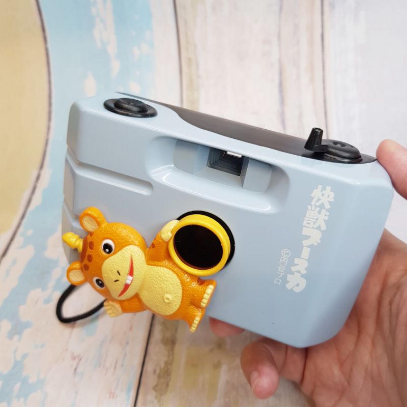 ⭐喔啦玩具店⭐快獸布斯卡 底片相機  藍色 1998年 老物 布斯卡 膠捲相機 相機 老玩具 玩具公仔