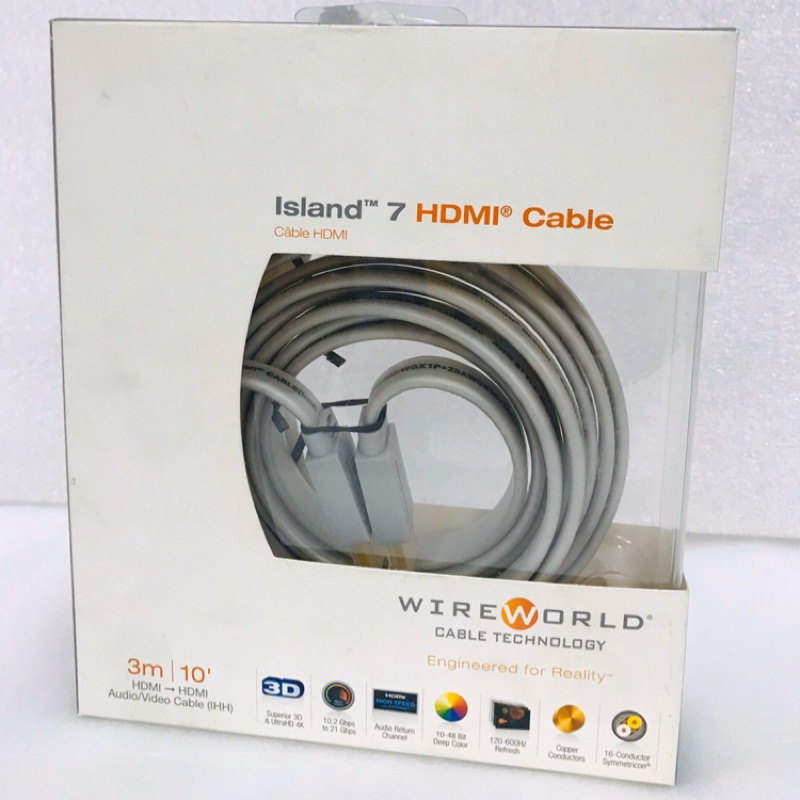 WIREWORLD Island 7 HDMI Cable 3米HDMI線
