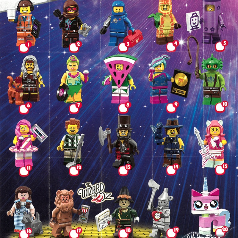 LEGO 樂高 人偶包系列 樂高玩電影2 71023