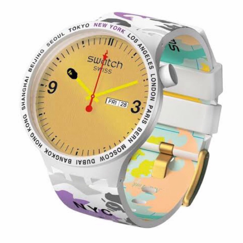 Swatch X Bape 聯名手錶 限量發售 全球、紐約款 6/15泰國購入 附購買清單
