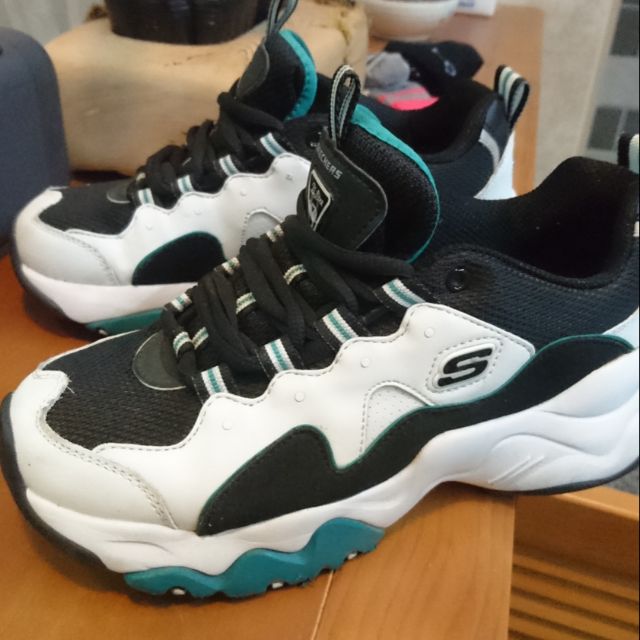 SKECHERS D'LITES 3.0(12955WGRN)老爹鞋