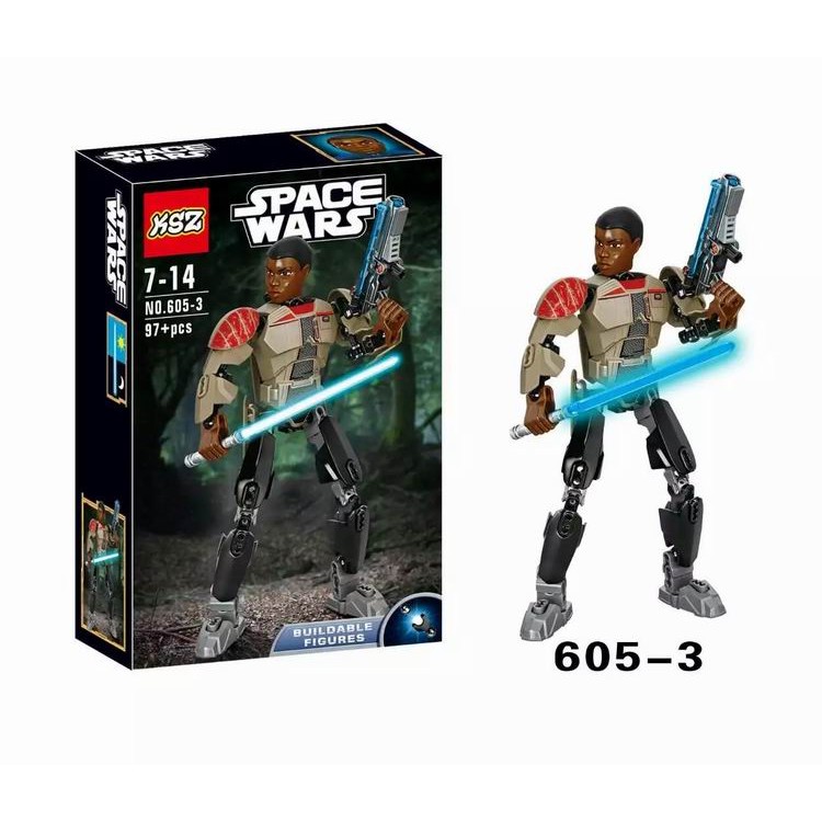 (磚塊積木) KSZ605-3  [芬恩] 星際大戰Star Wars風暴兵/帝國白兵相容LEGO非樂高75116