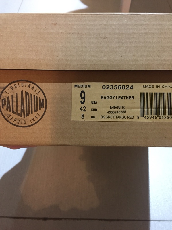 Palladium防水靴Baggy Leather 灰| 蝦皮購物