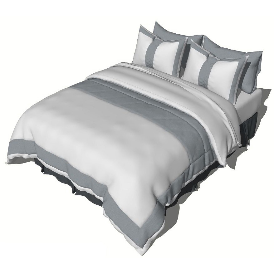 瘋設計 Sketchup 模型庫素材 精品床模型系列 蝦皮購物