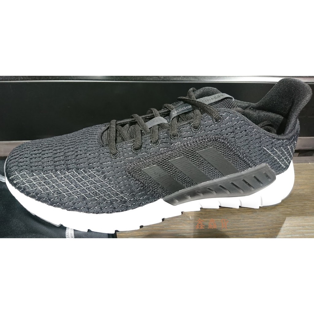 2019 四月 ADIDAS ASWEEGO CC 運動鞋 慢跑鞋 黑白 貝克漢 代言 F36324