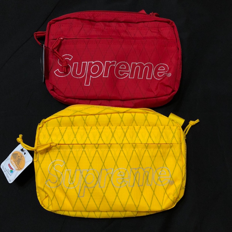 yellow supreme shoulder bag