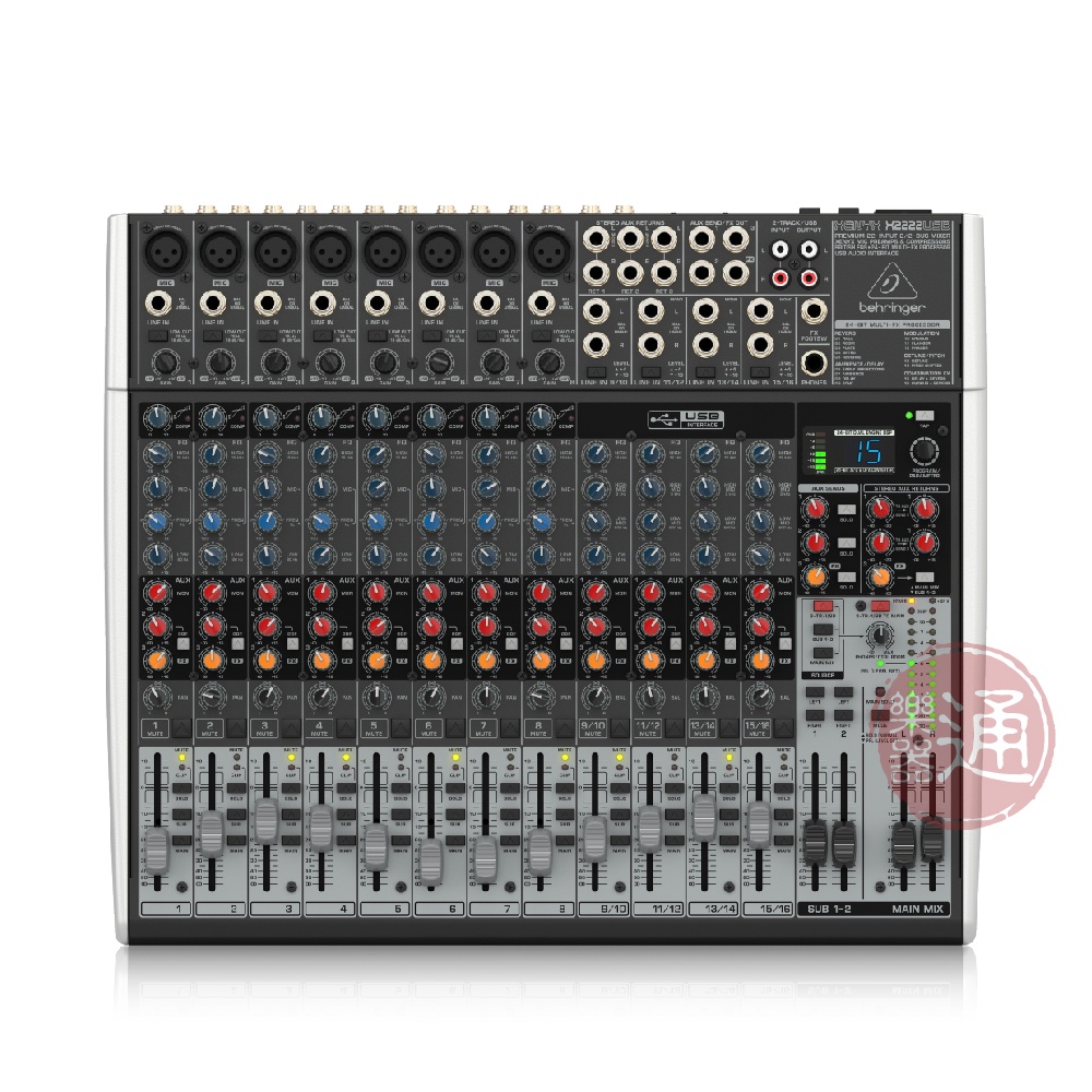 Behringer / X2222USB 22軌USB混音機【樂器通】