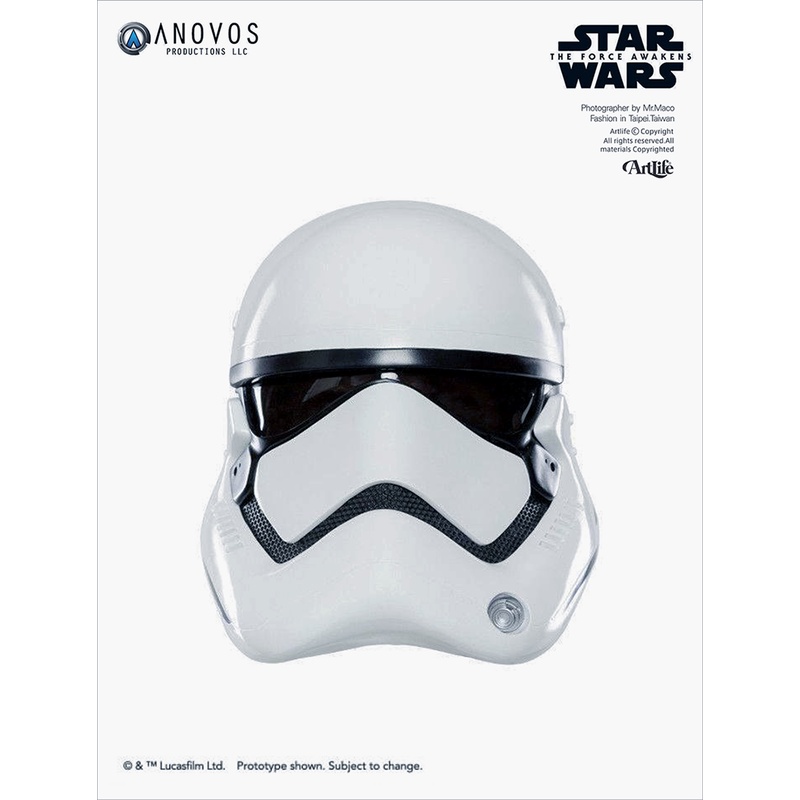 ArtLife @ ANOVOS STAR WARS Stormtrooper 星際大戰 白兵 碳纖維1:1 全罩式頭盔