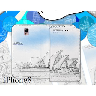 韓國世界旅遊景點皮套-1 iPhone8 Plus iPhone 8 Plus手機套手機殼保護殼保護套軟殼
