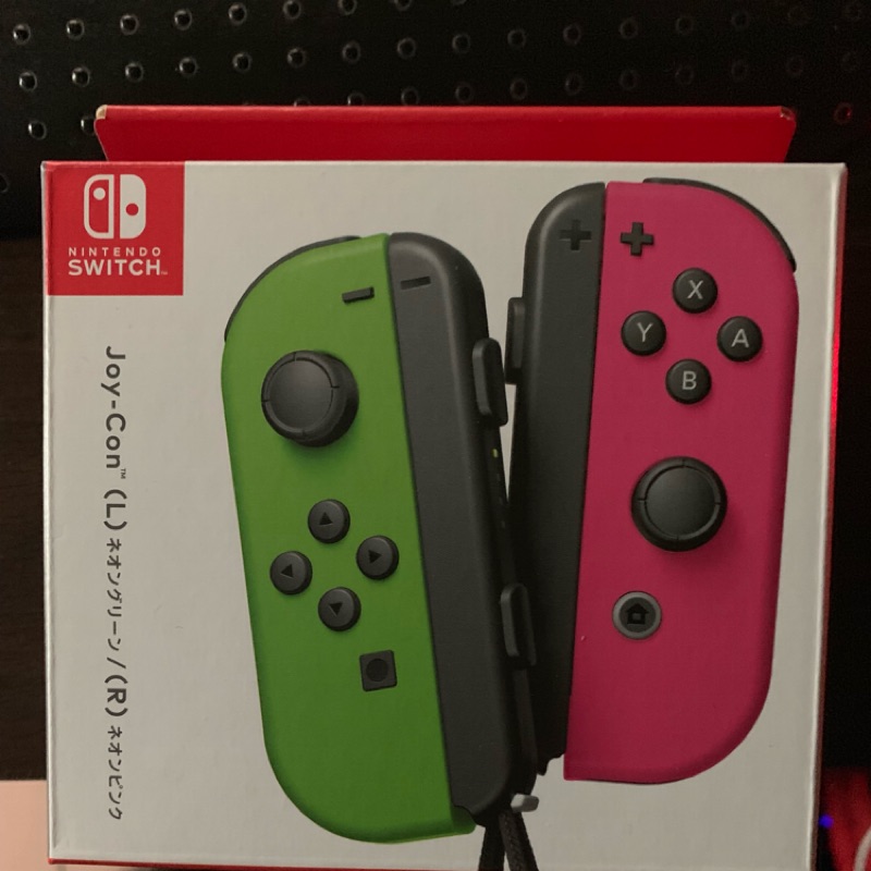 全新 joy con 粉紅粉綠配色 全明星大亂鬥 中文版