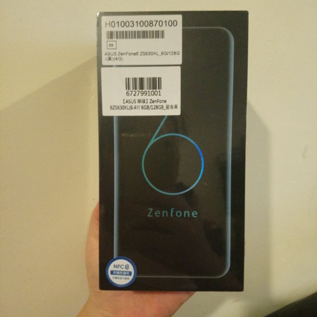 Zenfone6 zs630kl_6G/128G(星夜黑)全新未拆封