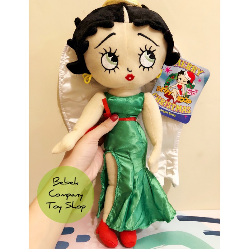 🇺🇸17吋/42cm 2010 Betty Boop 聖誕節 天使 美女貝蒂 玩偶 美國二手玩具 環球 貝蒂 娃娃