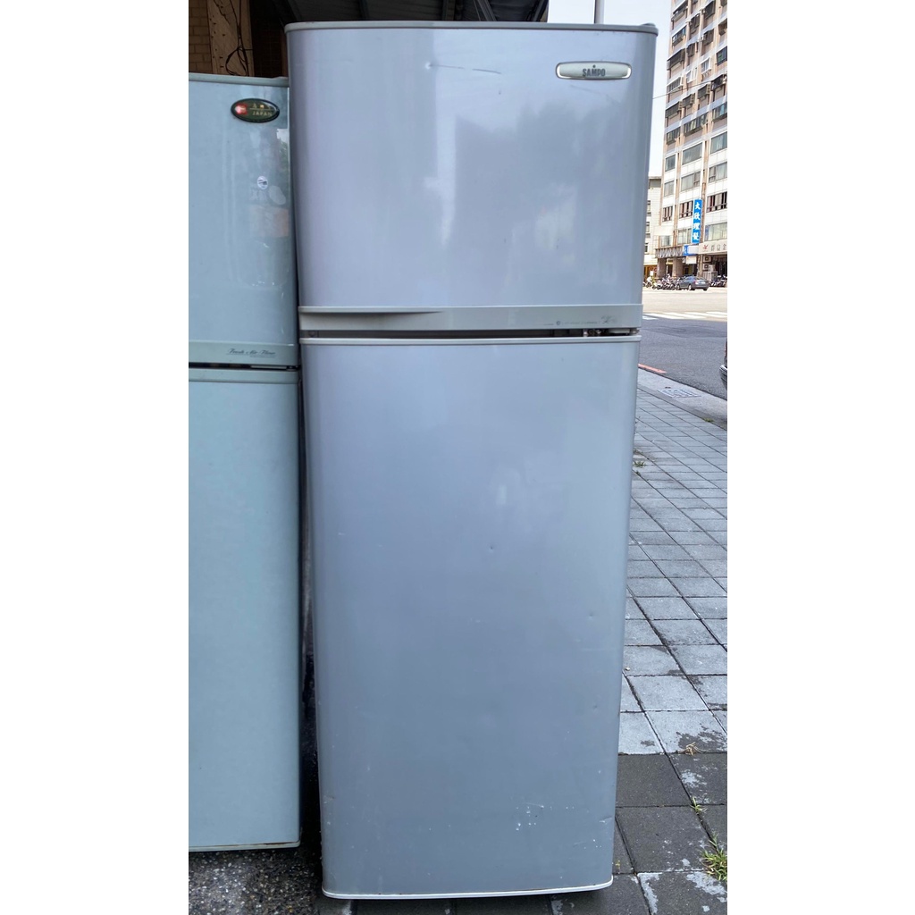 《二手雙門冰箱》聲寶 250L定頻雙門冰箱SR-253G /小家庭適用/高雄市區免運費