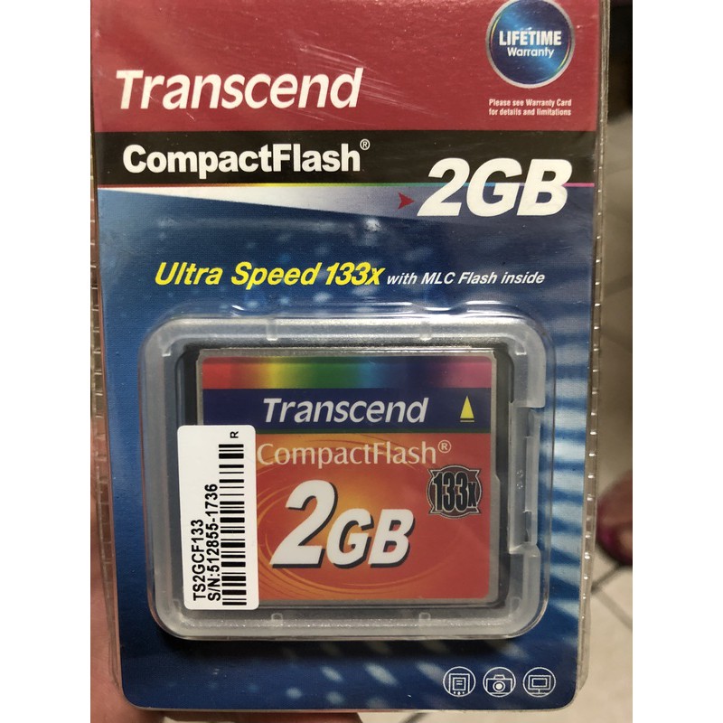 創見 2GB 133x CF 記憶卡