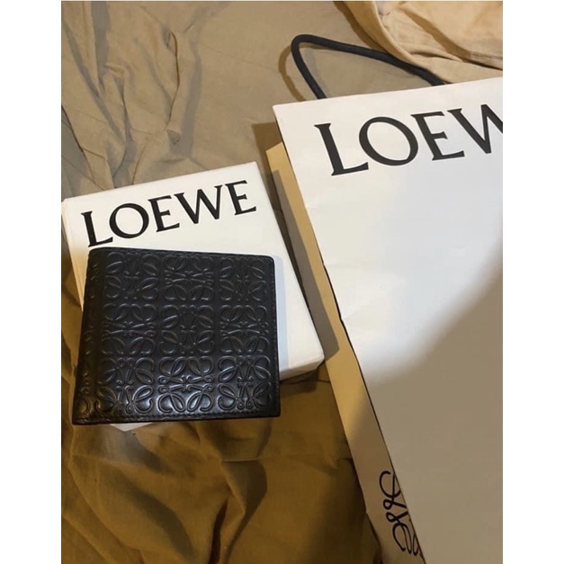 已售 有購證 Loewe 滿版 質感皮夾 九成五新
