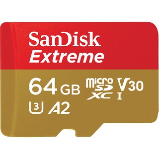 『儲存玩家 』SanDisk 64GB 64G Extreme MicroSD A2 U3 V30 讀寫170/80MB