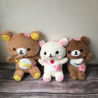 日本 拉拉熊 一番賞 櫻花 賞櫻 絨毛玩具 毛絨玩偶 娃娃 房間裝飾 rilakkuma 生日禮物 熊 泰迪熊