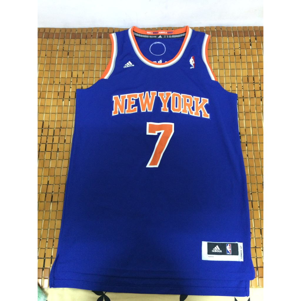 正版NBA球衣，ADIDAS尼克甜瓜Anthony，M 號五折出售