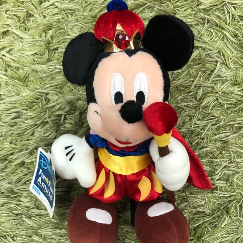 Disney迪士尼 Mickey米奇國王 米老鼠日本限定景品 精緻服裝 玩偶 娃娃 特價