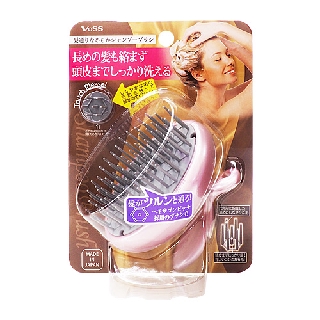 日本 Vess 髮質潔淨按摩洗髮梳KNS-600(1支入) 頭皮按摩 按摩梳 頭皮 深層清潔【小三美日】D102004