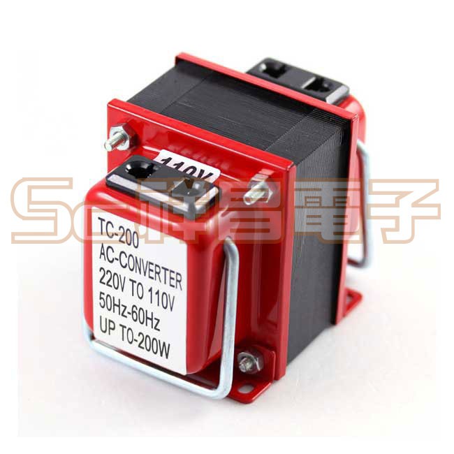 祥昌電子 Tc 200 台製雙向變壓器附保險絲110 220v 110轉220 升壓器降壓器200w 蝦皮購物
