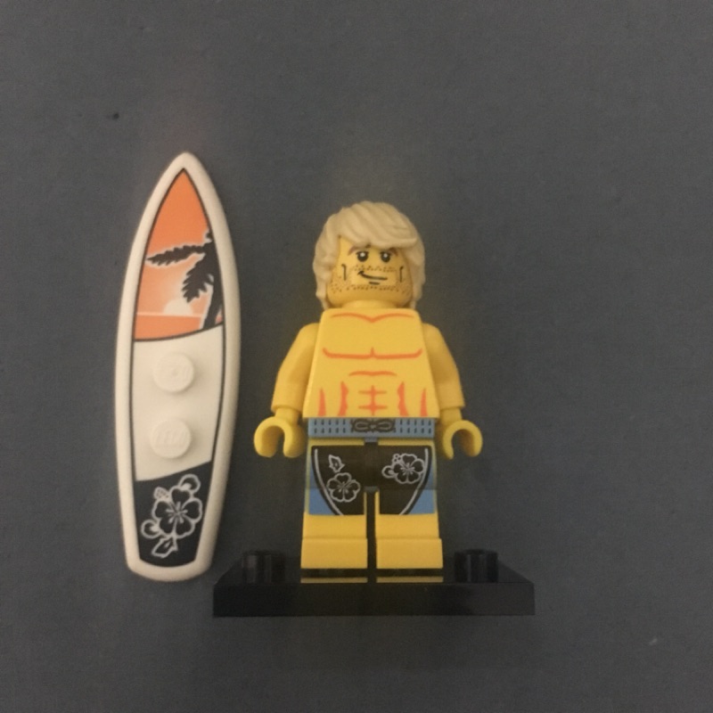 樂高 lego 人偶包 8684 衝浪手